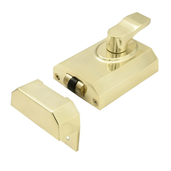 Eurospec - Contract Rim Cylinder Rollerbolt 60mm - Electro Brassed - RCB8260EB - Choice Handles