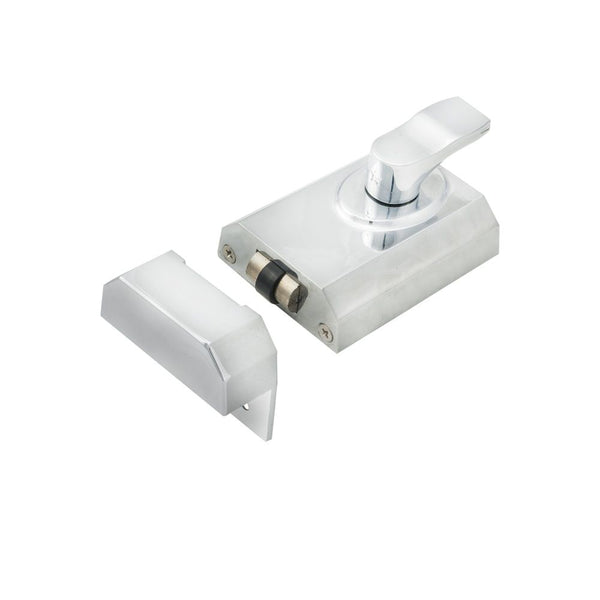 Eurospec - Contract Rim Cylinder Rollerbolt - Polished Chrome - RCB8260L/PC