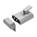 Eurospec - Contract Rim Cylinder Rollerbolt 60mm - Satin Chrome - RCB8260SC - Choice Handles