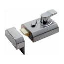 Eurospec - Contract Rim Cylinder Nightlatch 60mm Lockcase Only - Satin Chrome - RCN8260L/SC - Choice Handles
