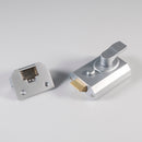 Eurospec - Deadlocking Rim Cylinder Nightlatch 60mm - Satin Chrome - RCN8360SC - Choice Handles