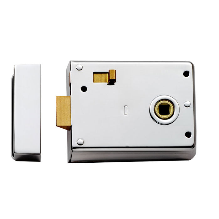Eurospec - Traditional Rim Latch 4 X 3 - Polished Chrome - RLE8043PC