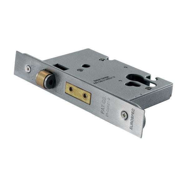 Eurospec - Easi-T Roller Bolt Euro Profile Deadlock - Satin Stainless Steel - RSL5030SSS