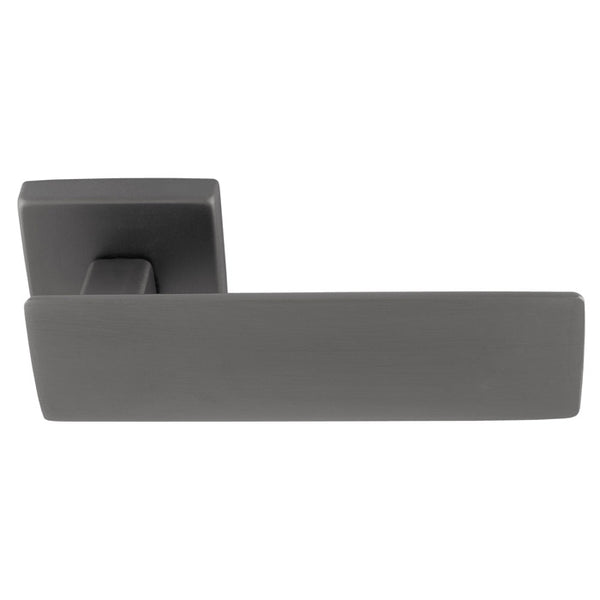 Manital Spring Lever On Square Rose - Anthracite - SG5ANT