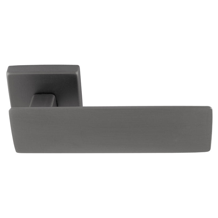 Manital Spring Lever On Square Rose - Anthracite - SG5ANT