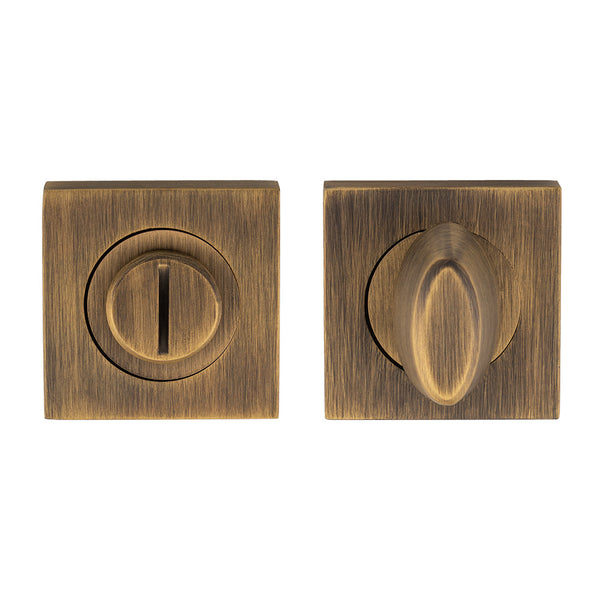 Serozzetta - Serozzetta Square Turn and Release - Antique Brass - SZM004SQAB