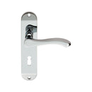 Serozzetta - Serozzetta Lever on Lock Backplate - Polished Chrome - SZM131CP - Choice Handles