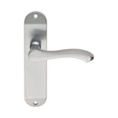Serozzetta - Serozzetta Lever on Latch Backplate - Satin Chrome - SZM132SC - Choice Handles
