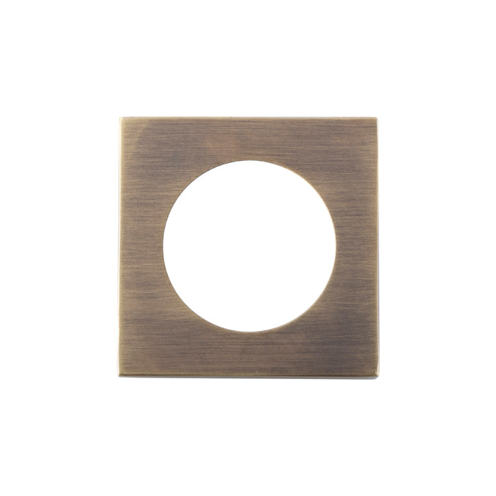 Serozzetta Square Rose Pack - Antique Brass - SZMRSQAB