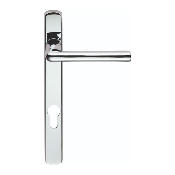 Serozzetta - Rosa Lever on Narrow Plate 92mm c/c  - Polished Chrome SZS01NP92CP - Choice Handles