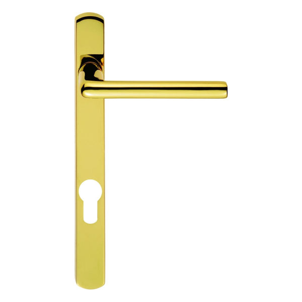 Serozzetta - Rosa Lever on Narrow Plate 92mm c/c - PVD SZS01NP92PVD - Choice Handles