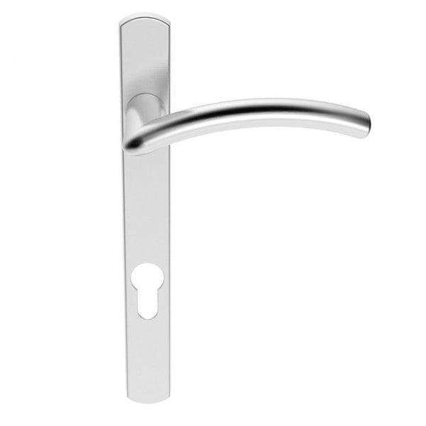 Serozzetta - Verde Lever on Narrow Plate (R/H) 92mm c/c - Satin Chrome SZS03NP92SCRH - Choice Handles