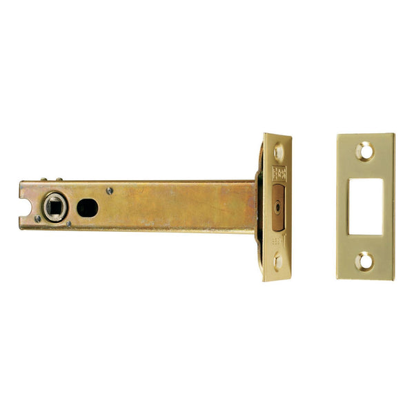 Eurospec - Tubular Dead Bolt 127mm - Electro Brassed/Satin Stainless Steel - TLD5050EB/SSS