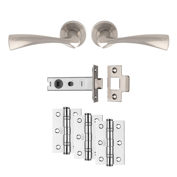 Carlisle Brass - Sintra Latch Pack - Ultimate Door Pack - Satin Nickel - UDP007SN/INTB - Choice Handles