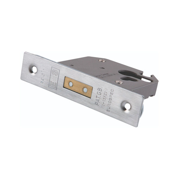 Eurospec - Universal Replacement 3 Euro Profile Deadlock (Security) - Satin Stainless Steel - URED5030SSS - Choice Handles