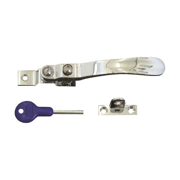 Carlisle Brass - Locking Casement Fastener - Polished Chrome - V1006LCKCP - Choice Handles