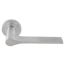 Manital Vela Lever On Round Rose - Satin Chrome - VV5SC - Choice Handles