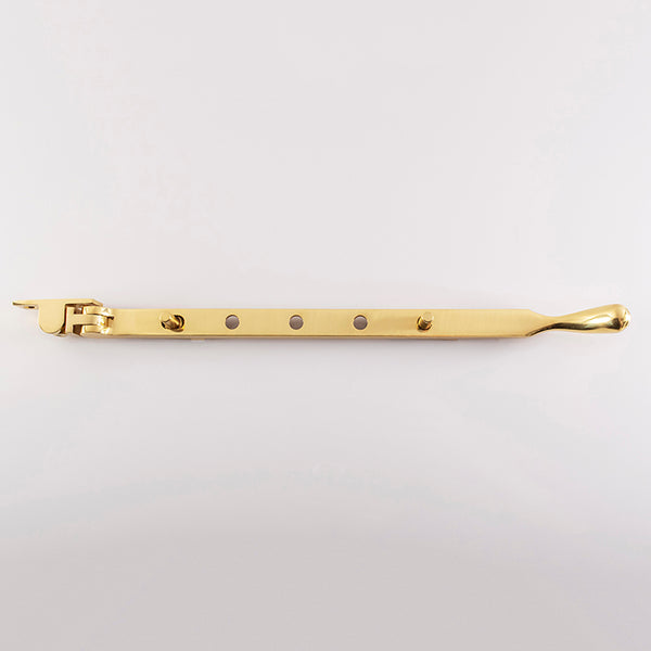 Carlisle Brass - Bulb End Casement Stay 305mm - Polished Brass - WF12B - Choice Handles