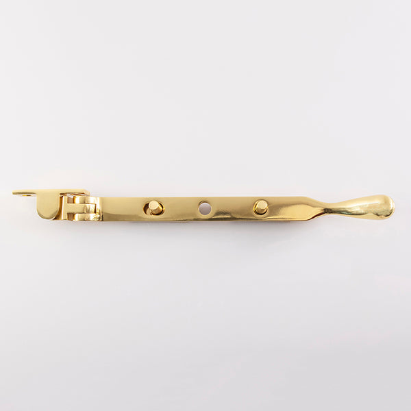 Carlisle Brass - Bulb End Casement Stay 200mm - Polished Brass - WF12C - Choice Handles