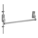 Eurospec - Pushbar Panic Bolt With Dogging Function C/W Vertical Rods - Silver - XDB5760SV - Choice Handles