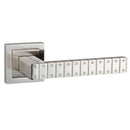 Atlantic - Senza Pari Bianca Designer Lever on Square Rose - Satin Nickel - SPC193SN - Choice Handles
