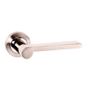 Atlantic - Senza Pari Darrio Designer Lever on Round Rose - Satin Nickel/Polished Nickel - SPM218SNNP - Choice Handles