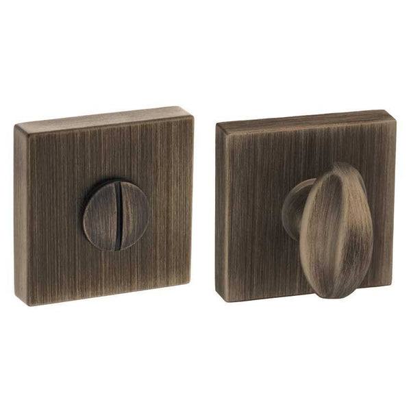 Atlantic Forme WC Turn and Release on Minimal Square Rose - Urban Bronze - FMSWCUB - Choice Handles