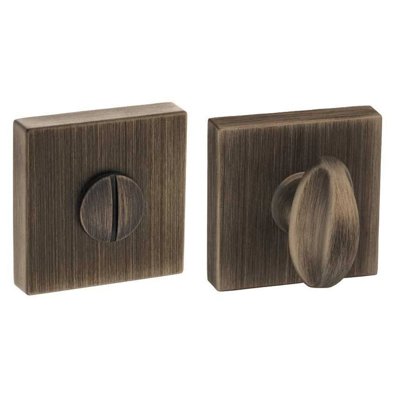 Atlantic Forme WC Turn and Release on Minimal Square Rose - Urban Bronze - FMSWCUB - Choice Handles