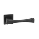 Atlantic Forme Artemide Designer Lever on Minimal Square Rose - Matt Black - FMS213MB - Choice Handles