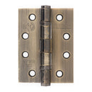 Atlantic Ball Bearing Hinges Grade 13 Fire Rated 4" x 3" x 3mm - Antique Brass - AH1433AB - Pair - Choice Handles