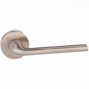 Atlantic - Forme Milly Designer Lever on Minimal Round Rose - Satin Nickel - FMR133SN - Choice Handles