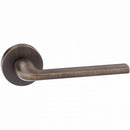 Atlantic - Forme Milly Designer Lever on Minimal Round Rose - Urban Bronze - FMR133UB - Choice Handles