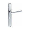 Atlantic Forme Brigette Solid Brass Key Lever on 245mm Back plate - Polished Chrome - FBP193KPC - Choice Handles