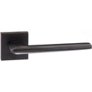 Atlantic - Forme Boston Designer Lever on Minimal Square Rose - Matt Black - FMS422MB - Choice Handles