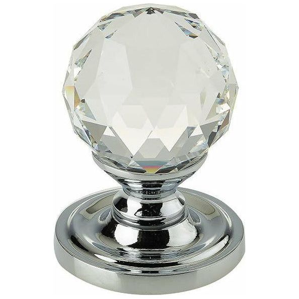 Swarovski Crystal Mortice Furniture - Polished Chrome - 2000-50PC - Choice Handles