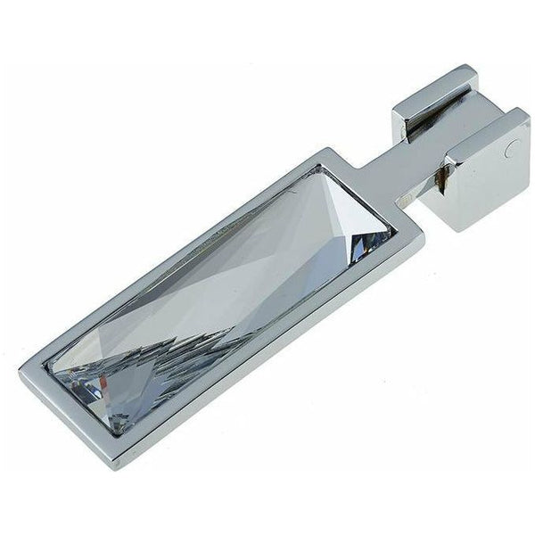 Swarovski Crystal Cabinet Drop Handle - Polished Chrome - 2019PC - Choice Handles