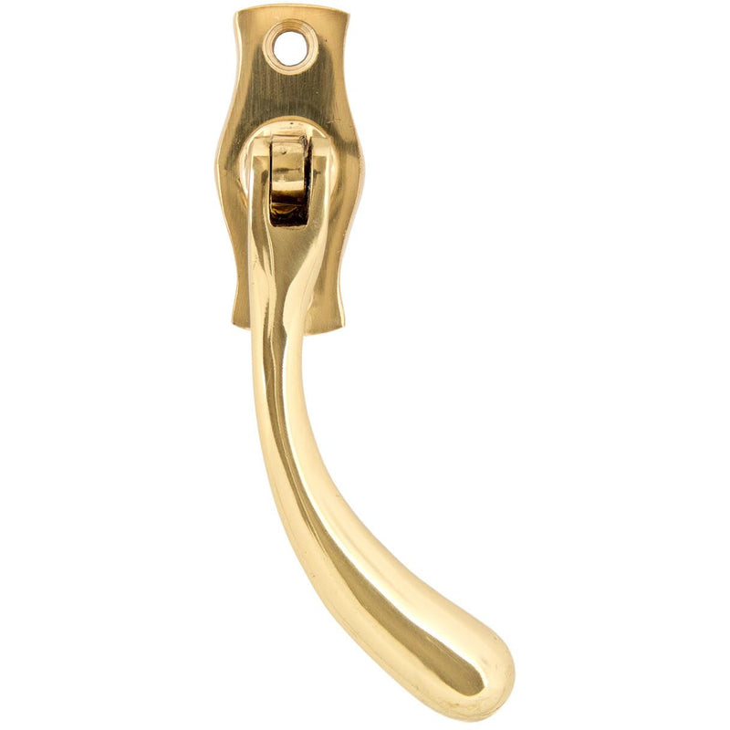 From The Anvil - Peardrop Espag - RH - Polished Brass - 20419R - Choice Handles