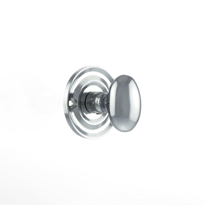 Atlantic Old English Solid Brass Oval WC Turn and Release - Polished Chrome - OEOWCPC - Choice Handles