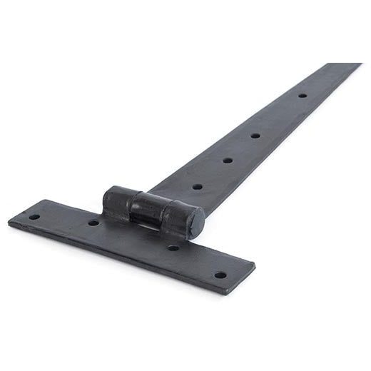 From The Anvil - 12" Penny End T Hinge (pair) - Beeswax - 33006 - Choice Handles
