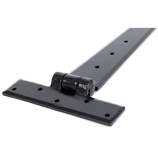 From The Anvil - 18" Penny End T Hinge (pair) - Black - 33009 - Choice Handles