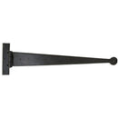 From The Anvil - 18" Penny End T Hinge (pair) - Black - 33009 - Choice Handles
