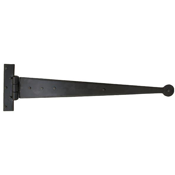 From The Anvil - 18" Penny End T Hinge (pair) - Black - 33009 - Choice Handles