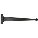 From The Anvil - 22" Penny End T Hinge (pair) - Black - 33012 - Choice Handles