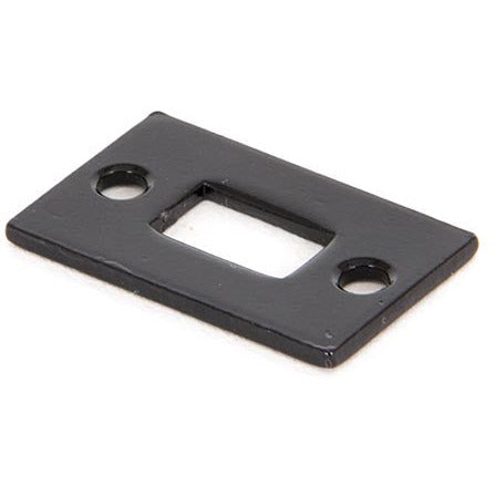 From The Anvil - Mortice Plate for 4" Cranked Bolt - Black - 33014R - Choice Handles