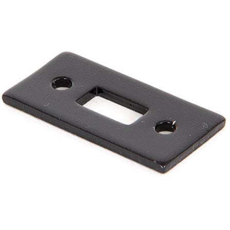 From The Anvil - Mortice Plate for 6" Cranked Bolt - Black - 33016R - Choice Handles