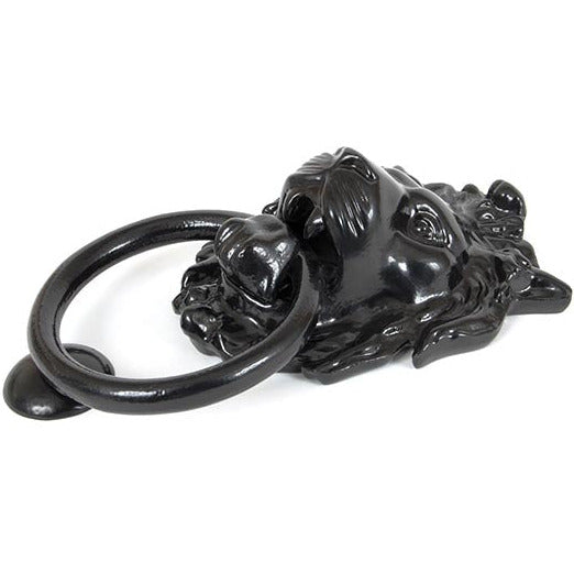 From The Anvil - Lion Head Door Knocker - Black - 33018 - Choice Handles