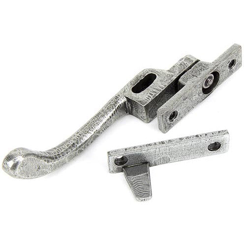 From The Anvil - Night-Vent Locking Peardrop Fastener - RH - Pewter Patina - 33026 - Choice Handles