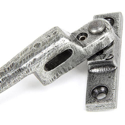 From The Anvil - Night-Vent Locking Peardrop Fastener - RH - Pewter Patina - 33026 - Choice Handles