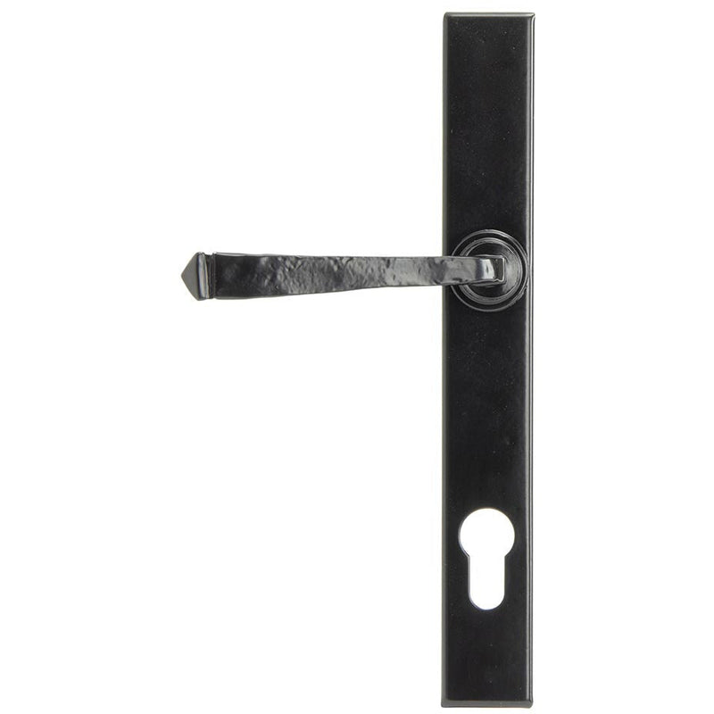 From The Anvil - Slimline Lever Espag. Lock Set - Black - 33033 - Choice Handles