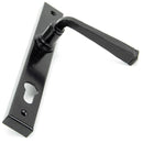 From The Anvil - Slimline Lever Espag. Lock Set - Black - 33033 - Choice Handles